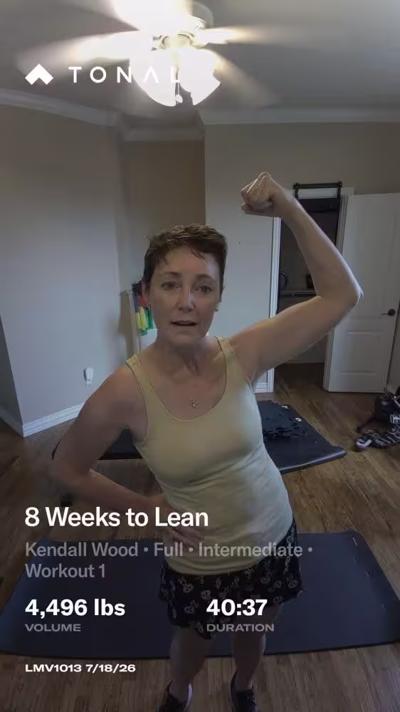 Workout one 18 july